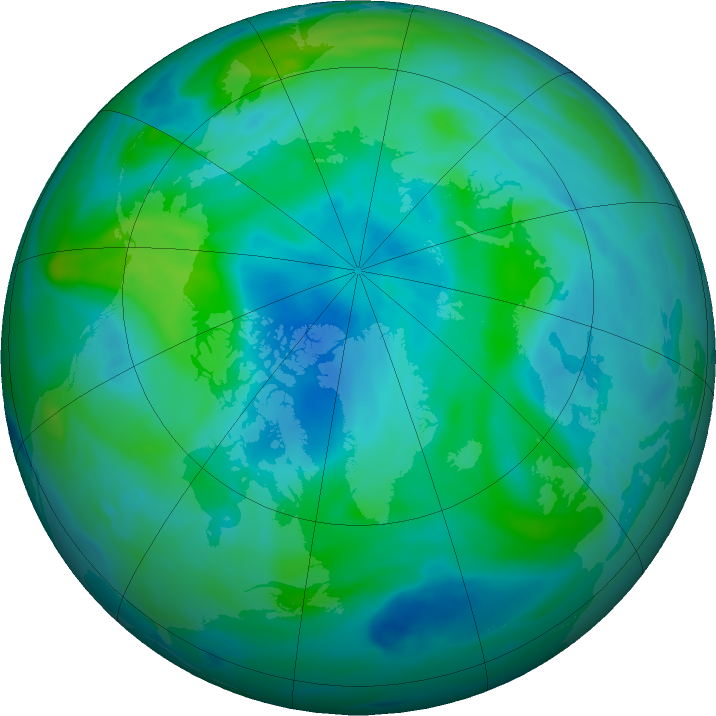 Arctic ozone map for 21 September 2023